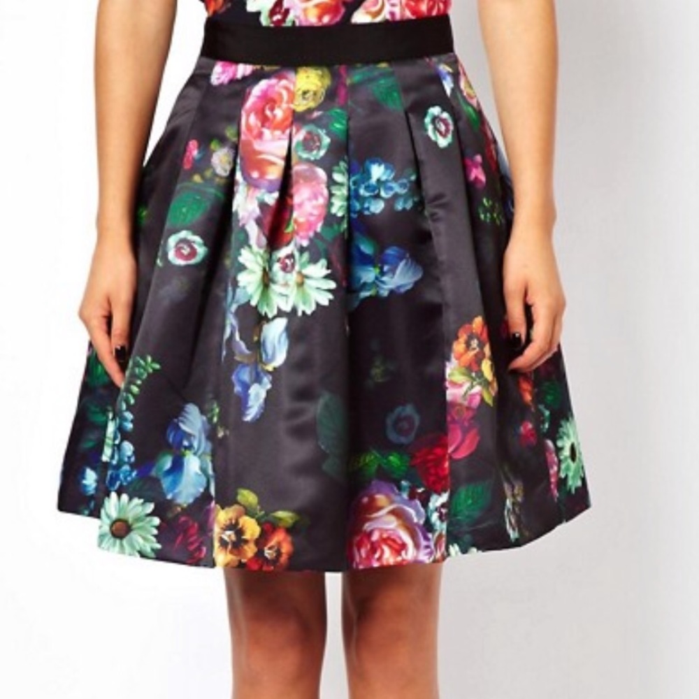 Ted Baker Full Skirt in Allover Floral